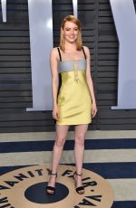 EMMA STONE at 2018 Vanity Fair Oscar Party in Beverly Hills 03/04/2018
