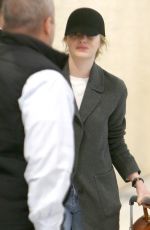 EMMA STONE at Heathrow Airport in London 03/26/2018