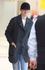 EMMA STONE at JFK Airport in New York 03/26/2018