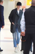 EMMA STONE at JFK Airport in New York 03/26/2018