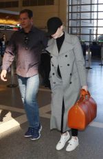 EMMA STONE at Los Angeles International Airport 03/05/2018