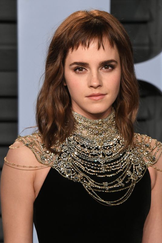 EMMA WATSON at 2018 Vanity Fair Oscar Party in Beverly Hills 03/04/2018