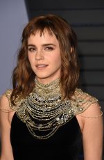 EMMA WATSON at 2018 Vanity Fair Oscar Party in Beverly Hills 03/04/2018
