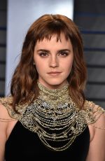 EMMA WATSON at 2018 Vanity Fair Oscar Party in Beverly Hills 03/04/2018