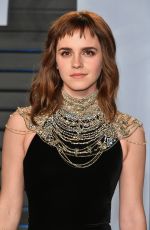 EMMA WATSON at 2018 Vanity Fair Oscar Party in Beverly Hills 03/04/2018