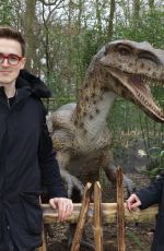 EMMA WILLIS and EMMA BUNTON at Lauch of World of Dinosaurs at Paradise Wildlife Park in Broxbourne 03/24/2018