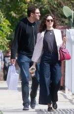 EMMY ROSSUM and Sam Esmail Out in Los Angeles 03/18/2018
