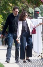 EMMY ROSSUM and Sam Esmail Out in Los Angeles 03/18/2018