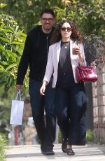 EMMY ROSSUM and Sam Esmail Out in Los Angeles 03/18/2018