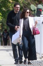 EMMY ROSSUM and Sam Esmail Out in Los Angeles 03/18/2018