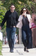 EMMY ROSSUM and Sam Esmail Out in Los Angeles 03/18/2018