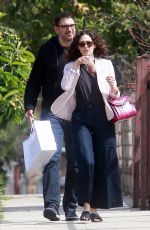 EMMY ROSSUM and Sam Esmail Out in Los Angeles 03/18/2018