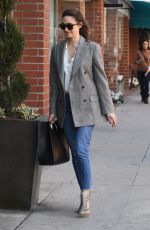EMMY ROSSUM at a Pressed Juicery in Beverly Hills 03/08/2018