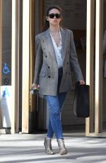 EMMY ROSSUM at a Pressed Juicery in Beverly Hills 03/08/2018