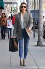 EMMY ROSSUM at a Pressed Juicery in Beverly Hills 03/08/2018