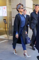 EVA MENDES Out and About in New York 03/19/2018