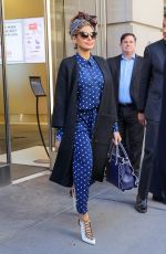 EVA MENDES Out and About in New York 03/19/2018