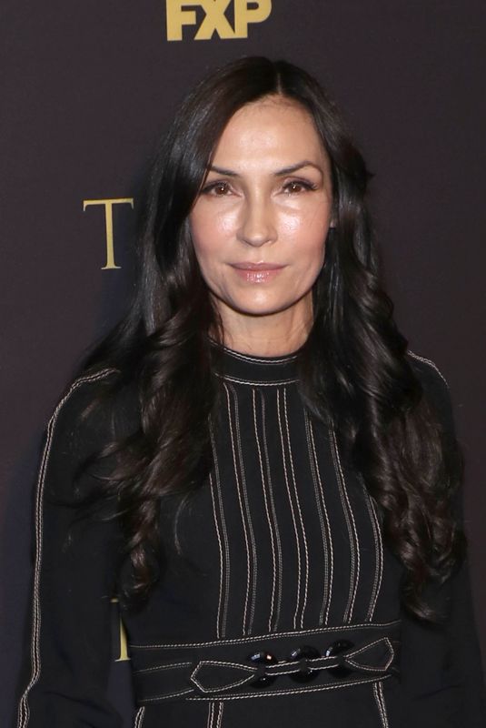 FAMKE JANSSEN at Tust Show Screening in New York 03/14/2018