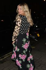FERNE MCCANN Out for Dinner in London 03/15/2018