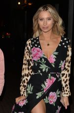 FERNE MCCANN Out for Dinner in London 03/15/2018