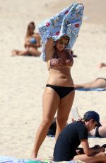 FIONA FALKINER and LARA CREBER in Bikinis at Coogee Beach in Sydney 03/08/2018
