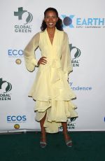 FOLA EVANS-AKINGBOLA at Global Green Pre-Oscars Party in Los Angeles 02/28/2018