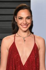 GAL GADOT at 2018 Vanity Fair Oscar Party in Beverly Hills 03/04/2018