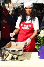 GARCELLE BEAUVAIS at Los Angeles Mission Easter Celebration 03/30/2018