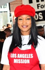 GARCELLE BEAUVAIS at Los Angeles Mission Easter Celebration 03/30/2018