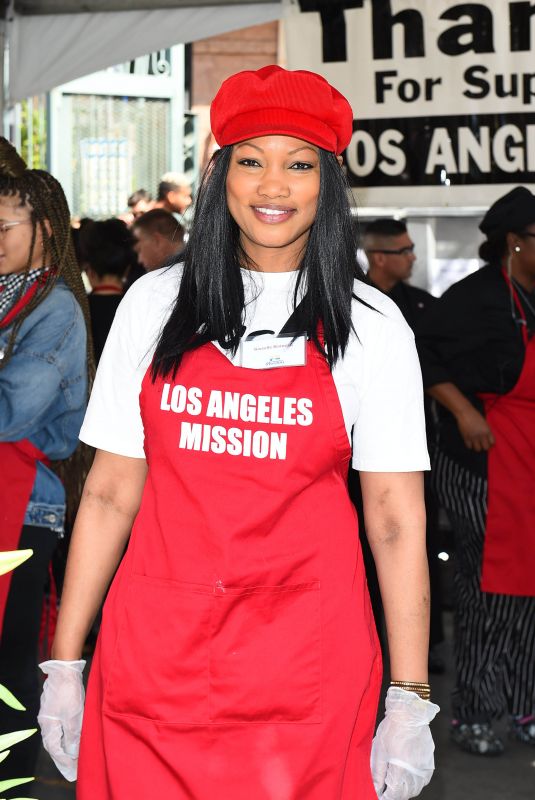 GARCELLE BEAUVAIS at Los Angeles Mission Easter Celebration 03/30/2018