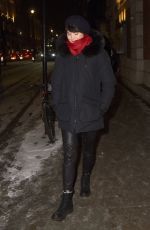 GEMMA ARTERTON Arrives at Era 50:50 Talk in London 02/28/2018