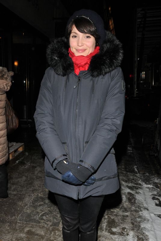 GEMMA ARTERTON Arrives at Era 50:50 Talk in London 02/28/2018