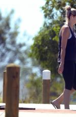 GEMMA ATKINSON Out at a Park in Perth 03/27/2018