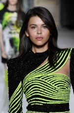 GEORGIA FOWLER at Balmain Fashion Show at Paris Fashion Week 03/02/2018
