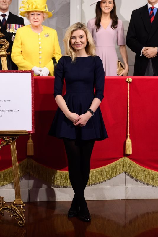 GEORGIA TOFFOLO Opens Royal Balcony Experience at Madame Tussauds in London 03/26/2018