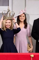 GEORGIA TOFFOLO Opens Royal Balcony Experience at Madame Tussauds in London 03/26/2018