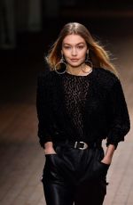 GIGI HADID at Isabel Marant Runway Show at PFW in Paris 03/01/2018
