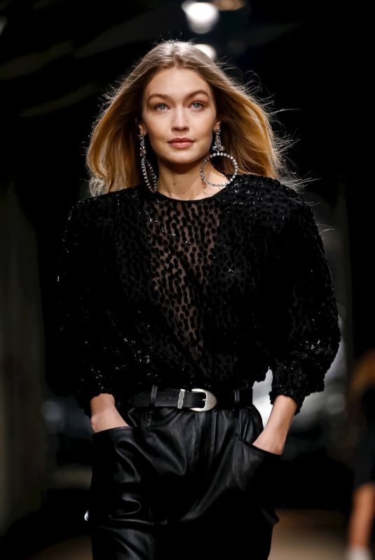 GIGI HADID at Isabel Marant Runway Show at PFW in Paris 03/01/2018