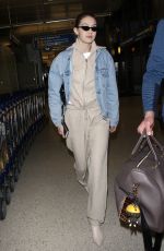 GIGI HADID at LAX Airport in Los Angeles 03/26/2018