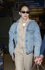 GIGI HADID at LAX Airport in Los Angeles 03/26/2018