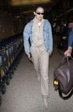 GIGI HADID at LAX Airport in Los Angeles 03/26/2018