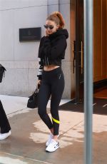 GIGI HADID Leaves Her Home in New York 03/09/2018