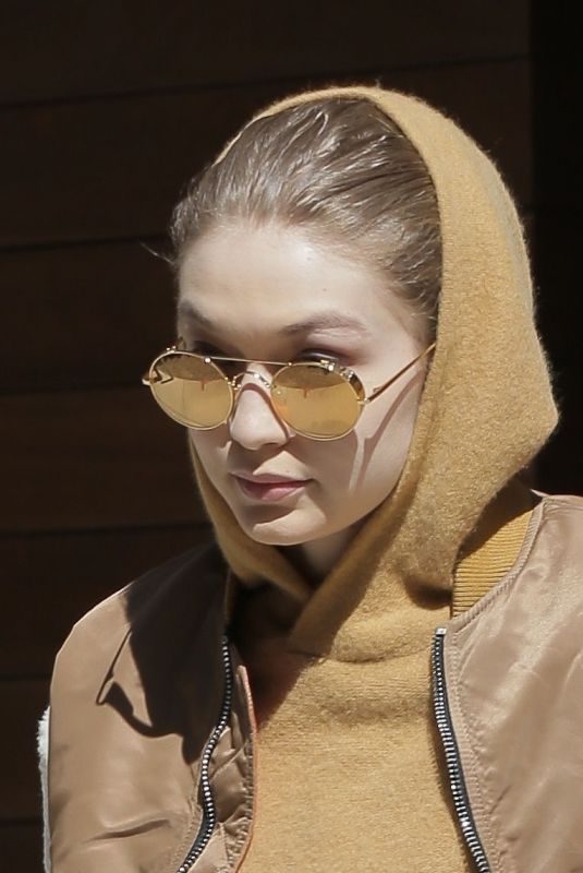 GIGI HADID Leaves Her Home in New York 03/19/2018