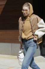 GIGI HADID Leaves Her Home in New York 03/19/2018