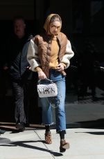 GIGI HADID Leaves Her Home in New York 03/19/2018