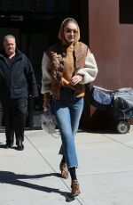 GIGI HADID Leaves Her Home in New York 03/19/2018