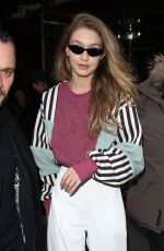GIGI HADID Out and About in Paris 03/01/2018