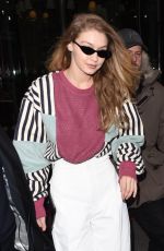 GIGI HADID Out and About in Paris 03/01/2018