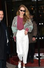 GIGI HADID Out and About in Paris 03/01/2018