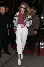 GIGI HADID Out and About in Paris 03/01/2018